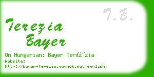 terezia bayer business card